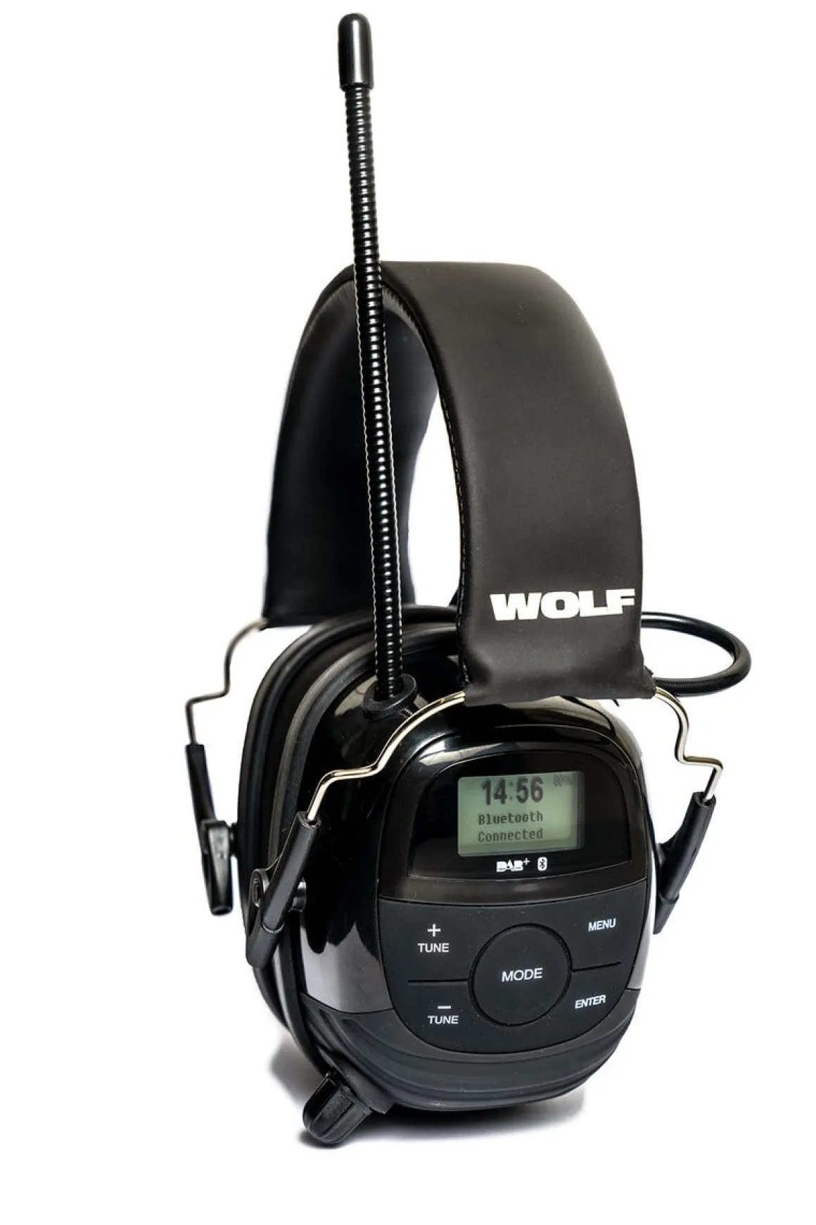 Wolf Headset Pro hörselkåpor, FM/DAB+, Bluetooth