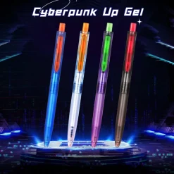 Writech Cyberpunk gelpenna blå tyst klick, snabbtorkande