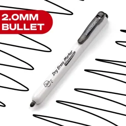 Writech whiteboardpenna 2 mm infällbar spets