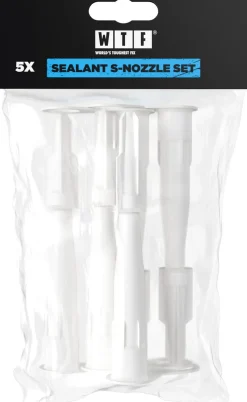 WTF munstycke till patroner med fogmassa och lim, 5-pack