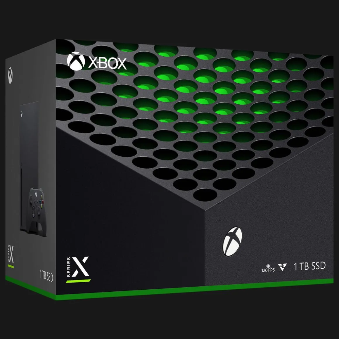 Xbox Series X 1TB, svart