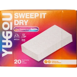 Yugou Sweep It Dry torra dukar till Yugou golvmopp, 20-pack