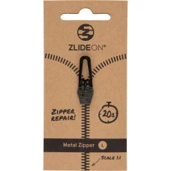Zlideon Metal Zipper L dragkedja, metall