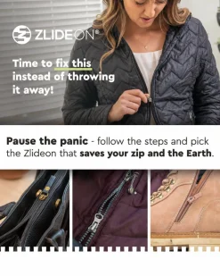 Zlideon Narrow Zipper L tät dragkedja